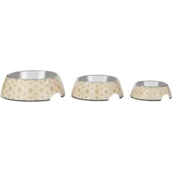 Frisco Circle Design Stainless Steel Dog & Cat Bowl -Paws Joy Outlet Store 311969 PT4. AC SS1800 V1642542053