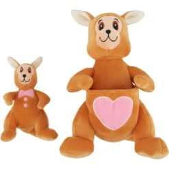 Frisco Valentine Kangaroo & Joey Plush Squeaky Dog Toy 7 Frisco Valentine Kangaroo & Joey Plush Squeaky Dog Toy -Paws Joy Outlet Store 312899 PT2. AC SS1800 V1641836533