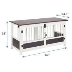Frisco "Roma" Dog Crate Credenza & Mat -Paws Joy Outlet Store 315189 PT3. AC SS1800 V1681145357