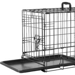 Frisco Eyelash Orthopedic Dog Crate Mat & Frisco Fold & Carry Single Door Collapsible Wire Dog Crate -Paws Joy Outlet Store 319010 PT5. AC SS1800 V1631628388
