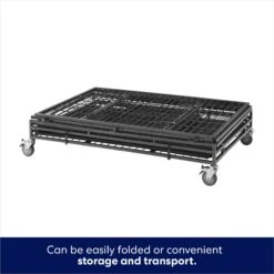 Frisco Ultimate Lightweight Heavy Duty Foldable & Stackable Steel Metal Single Door Dog Crate -Paws Joy Outlet Store 326416 PT3. AC SS1800 V1646859919