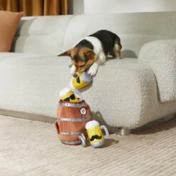 Frisco Beer & Keg Plush Squeaky Dog Toy, 4 Count -Paws Joy Outlet Store 327047 PT3. AC SS1800 V1648667317