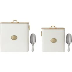 Frisco Premium Airtight Dog & Cat Food Storage Canister With Scoop -Paws Joy Outlet Store 331486 PT5. AC SS1800 V1657656891