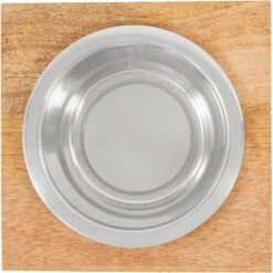 Frisco Premium Wood Elevated Single Dog & Cat Bowl -Paws Joy Outlet Store 331493 PT4. AC SS1800 V1657656892