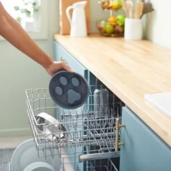 Frisco Silicone Stainless Paw Steel Slow Feeder Dog & Cat Bowl -Paws Joy Outlet Store 331528 PT6. AC SS1800 V1657656874