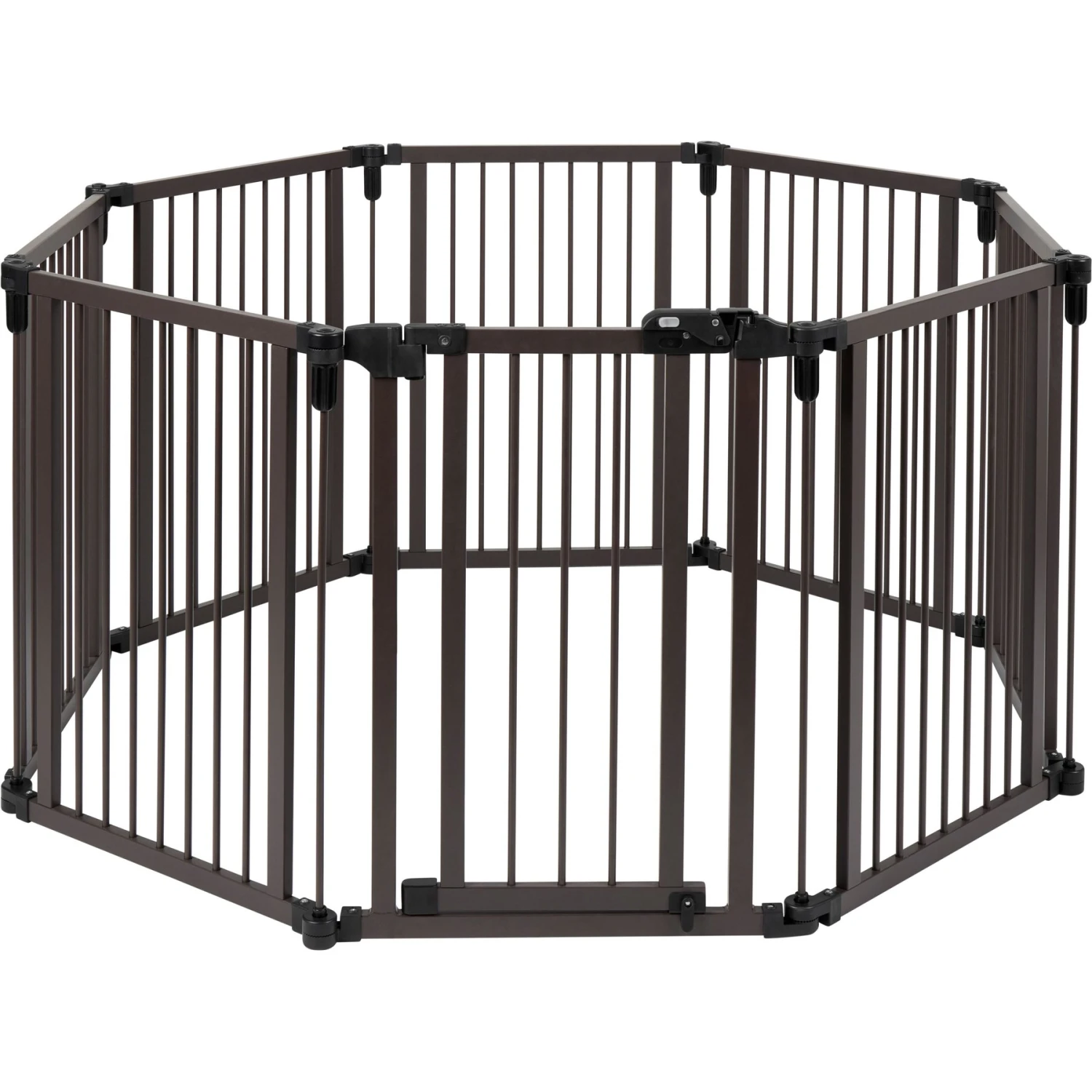 Frisco Wood & Metal 8-Panel Configurable Gate & Playpen 4 Frisco Wood & Metal 8-Panel Configurable Gate & Playpen - Image 4