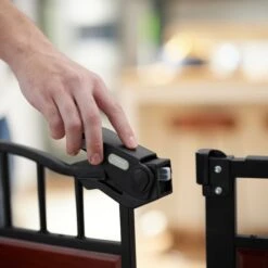 Frisco Wood Accents Extra Wide Auto-close Pet Gate, 30-in -Paws Joy Outlet Store 352631 PT4. AC SS1800 V1657747161