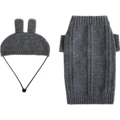 Frisco Bunny Hooded Dog & Cat Sweater -Paws Joy Outlet Store 353571 PT4. AC SS1800 V1659727099