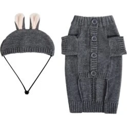 Frisco Bunny Hooded Dog & Cat Sweater -Paws Joy Outlet Store 353571 PT5. AC SS1800 V1659727074