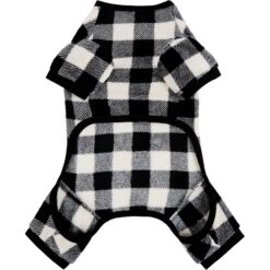 Frisco Plaid Dog & Cat Fleece Pajamas -Paws Joy Outlet Store 353755 PT5. AC SS1800 V1659725628