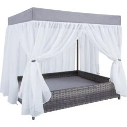 Frisco Outdoor Wicker Canopy Dog Bed 7 Frisco Outdoor Wicker Canopy Dog Bed -Paws Joy Outlet Store 356071 PT2. AC SS1800 V1651003892