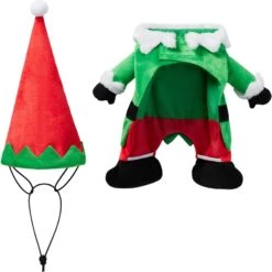 Frisco Front Walking Elf Dog & Cat Costume -Paws Joy Outlet Store 357956 PT6. AC SS1800 V1660765543