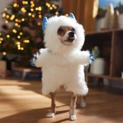 Frisco Front Walking Abominable Snowman Dog & Cat Costume -Paws Joy Outlet Store 358037 PT7. AC SS1800 V1661797473