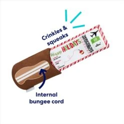 Frisco Holiday Home For The Holidays Airline Ticket Bungee Plush Squeaky Dog Toy 8 Frisco Holiday Home For The Holidays Airline Ticket Bungee Plush Squeaky Dog Toy -Paws Joy Outlet Store 360966 PT2. AC SS1800 V1695044279