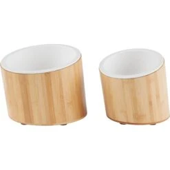 Frisco Elevated Slanted Bamboo Melamine Non-Skid Dog Bowl With Bamboo Stand 12 Frisco Elevated Slanted Bamboo Melamine Non-Skid Dog Bowl With Bamboo Stand -Paws Joy Outlet Store 363387 PT5. AC SS1800 V1657657267