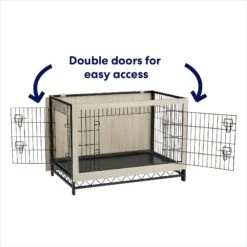 Frisco Easy Set-Up Wood Furniture Style Dog Crates -Paws Joy Outlet Store 363840 PT4. AC SS1800 V1685459485