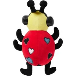 Frisco Valentine Jammin' Ladybug Plush Squeaky Dog Toy -Paws Joy Outlet Store 371083 PT2. AC SS1800 V1666277317