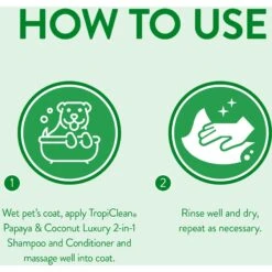 TropiClean Luxury 2 In 1 Papaya & Coconut Pet Shampoo & Conditioner & Frisco Cat & Dog Bristle Brush 11 TropiClean Luxury 2 In 1 Papaya & Coconut Pet Shampoo & Conditioner & Frisco Cat & Dog Bristle Brush -Paws Joy Outlet Store 575094 PT3. AC SS1800 V1657660395