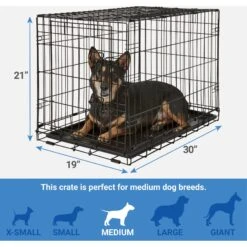 Frisco Fold & Carry Single Door Collapsible Wire Dog Crate + 4 Items 11 Frisco Fold & Carry Single Door Collapsible Wire Dog Crate + 4 Items -Paws Joy Outlet Store 623718 PT2. AC SS1800 V1662739258
