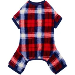 Frisco Cozy Plush Fleece Dog & Cat PJs, Plaid 11 Frisco Cozy Plush Fleece Dog & Cat PJs, Plaid -Paws Joy Outlet Store 719102 PT4. AC SS1800 V1692720278