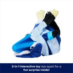 Frisco Holiday Arctic Buddies 2-in-1 Rip For Surprise Plush & Rubber Dog Toy -Paws Joy Outlet Store 739718 PT2. AC SS1800 V1694809430