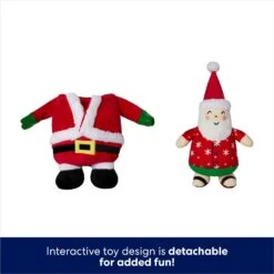 Frisco Holiday Santa On Vacation 2-in-1 Plush Squeaky Dog Toy 8 Frisco Holiday Santa On Vacation 2-in-1 Plush Squeaky Dog Toy -Paws Joy Outlet Store 739894 PT2. AC SS1800 V1694814062