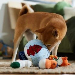 Frisco Holiday Melting Snow Globe Hide & Seek Puzzle Plush Squeaky Dog Toy -Paws Joy Outlet Store 739910 PT3. AC SS1800 V1695045656