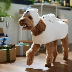Frisco Polar Bear Ride-On Dog Costume -Paws Joy Outlet Store 747046 PT7. AC SS1800 V1694799828