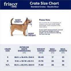 Frisco Double Door Wood & Metal Furniture Style Dog Crate 9 Frisco Double Door Wood & Metal Furniture Style Dog Crate -Paws Joy Outlet Store 787222 PT2. AC SS1800 V1683205532