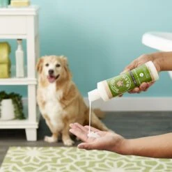 Buddy Wash Relaxing Green Tea & Bergamot Dog Shampoo & Conditioner & Frisco Rubber Duckie Dog & Cat Curry Brush -Paws Joy Outlet Store 826422 PT4. AC SS1800 V1682018059