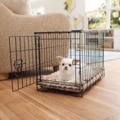 Frisco Double Door Furniture Style Dog Crate, Black & Frisco Swirl Dog Crate Mat 17 Frisco Double Door Furniture Style Dog Crate, Black & Frisco Swirl Dog Crate Mat -Paws Joy Outlet Store 947710 PT8. AC SS1800 V1693924254