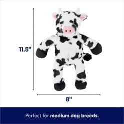 Frisco Monkey Plush With Rope Squeaky Dog Toy & Frisco Cow Plush With Inside Rope Squeaky Dog Toy -Paws Joy Outlet Store 961998 PT6. AC SS1800 V1694784008
