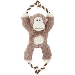 Frisco Fetch Colorful Ball Knot Rope Dog Toy & Frisco Monkey Plush With Rope Squeaky Dog Toy -Paws Joy Outlet Store 962014 PT4. AC SS1800 V1694784008