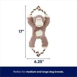 Frisco Fetch Colorful Ball Knot Rope Dog Toy & Frisco Monkey Plush With Rope Squeaky Dog Toy -Paws Joy Outlet Store 962014 PT5. AC SS1800 V1694784007