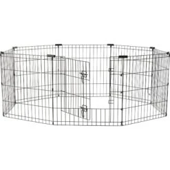 Frisco Wire Dog & Small Pet Exercise Pen With Step-Through Door -Paws Joy Outlet Store 97484 PT2. AC SS1800 V1657661187