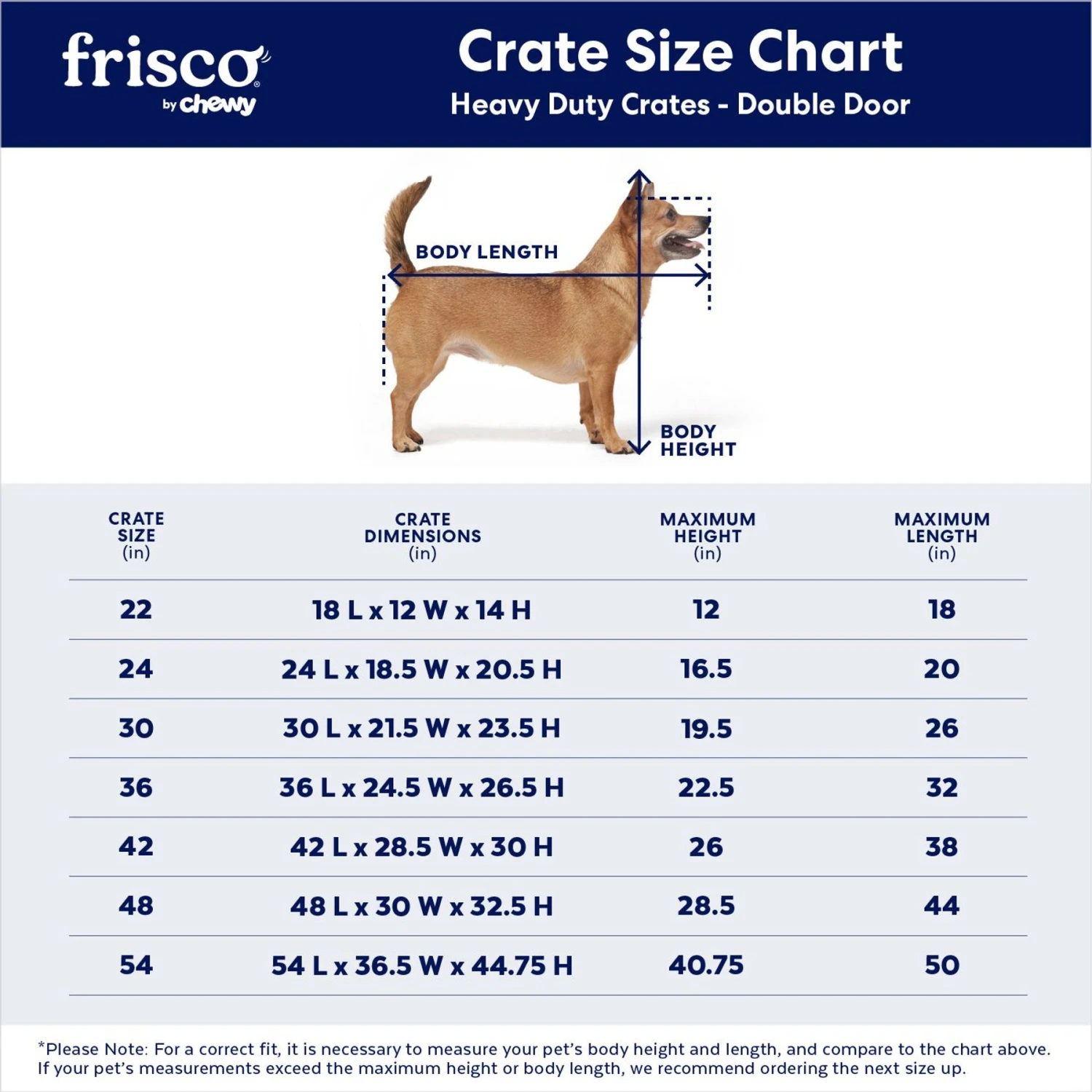 Frisco XX-Large Heavy Duty Double Door Wire Dog Crate, 54 Inch 3 Frisco XX-Large Heavy Duty Double Door Wire Dog Crate, 54 Inch - Image 3